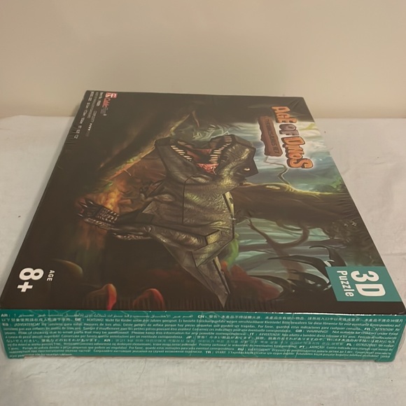 NIB Cubic Fun Age of Dinos Tyrannosaurus Rex 3D Puzzle 15” x 6.8” x 7.2” - Picture 3 of 6